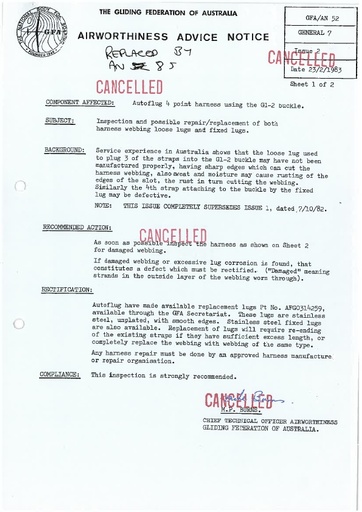 Gfa 052an CANCELLED