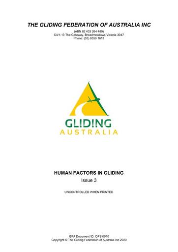Human Factors (OPS 0010)